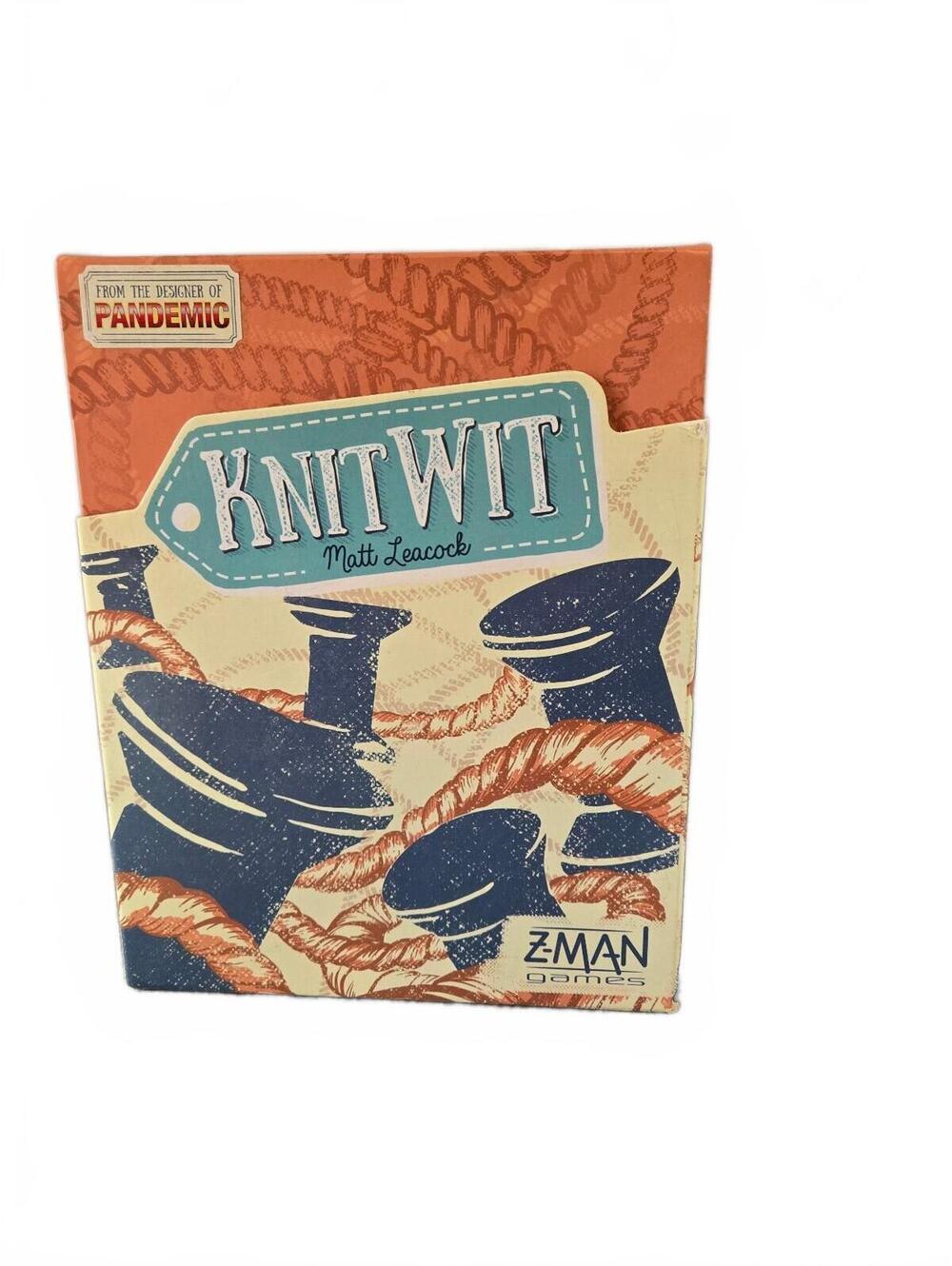 Knit Wit / Z-Man Games / Matt Leacock Word Party Game Complete